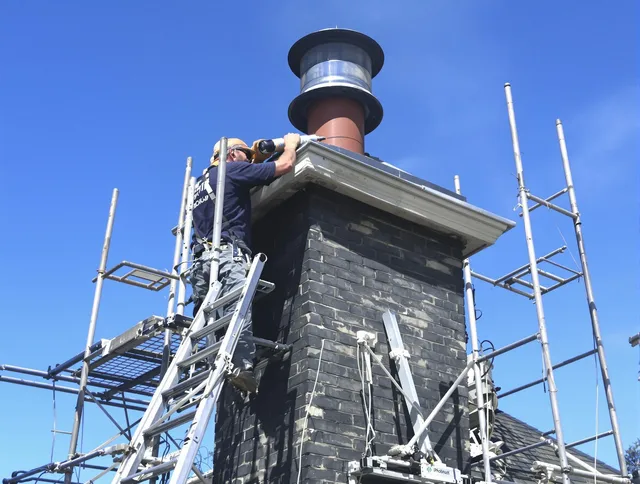 Sturdy chimney crown finished by Boca Raton Chimney Sweep in Boca Raton, FL