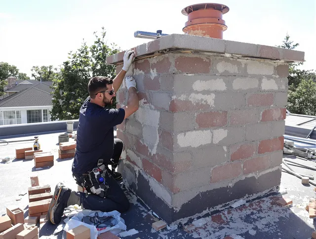 Advanced chimney repair process by Boca Raton Chimney Sweep in Boca Raton, FL