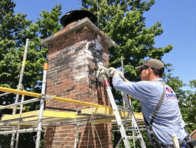 Structural chimney repair by Boca Raton Chimney Sweep in Boca Raton, FL
