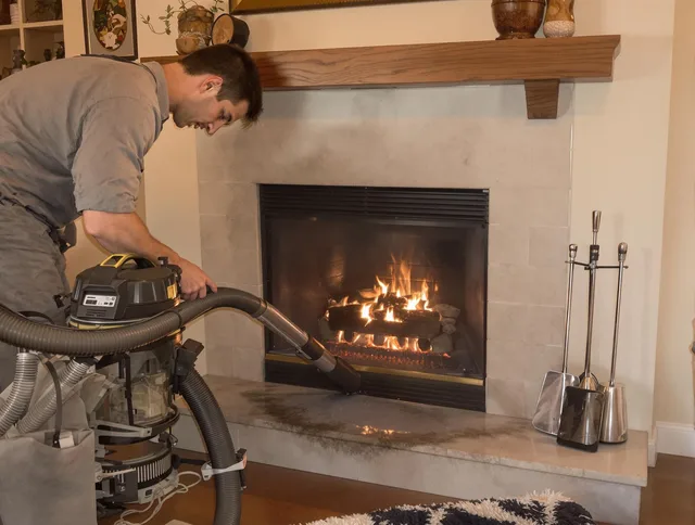 Routine fireplace upkeep by Boca Raton Chimney Sweep in Boca Raton, FL