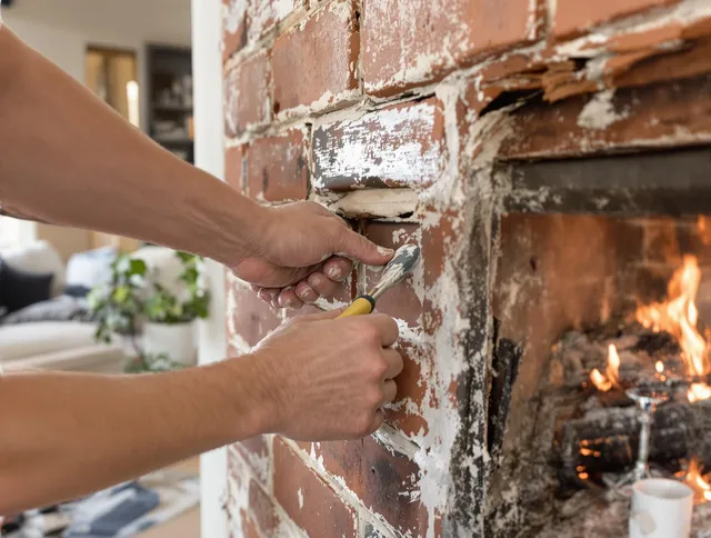 Routine fireplace repair by Boca Raton Chimney Sweep in Boca Raton, FL